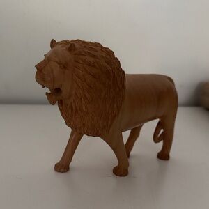 Brown Lion Figurine